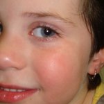 Детский пирсинг обычный прокол мочки уха