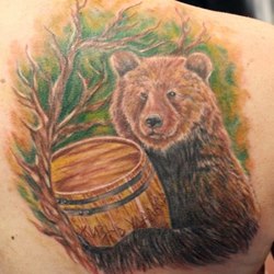 Медведь и бочка меда