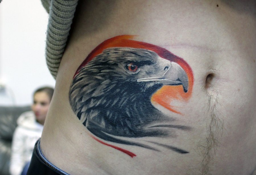 Фото татуировка орел