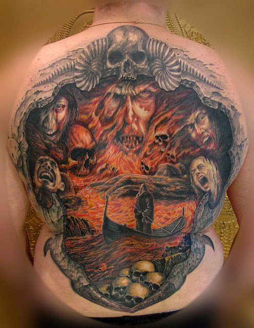 Фотографии татуировки "Смерть" .