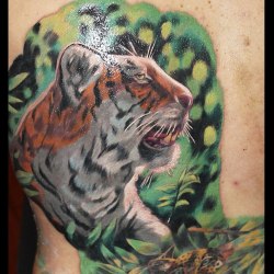 Татуировка тигр