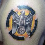 Орел и Полукруглый немецкий крест