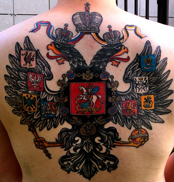 Тату герб России