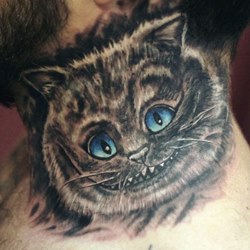 Чеширский кот с голубыми глазами