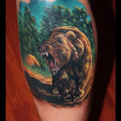 Татуировка медведь
